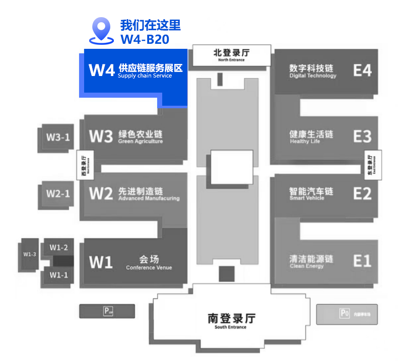 展位示意图